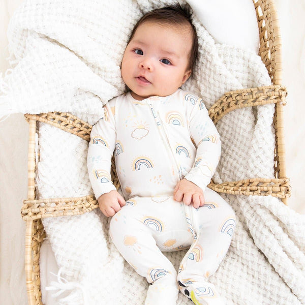 rainbows-bamboo-convertible-footie-bellabu-bear - Sophia's Style The "All in One-sie"-1
